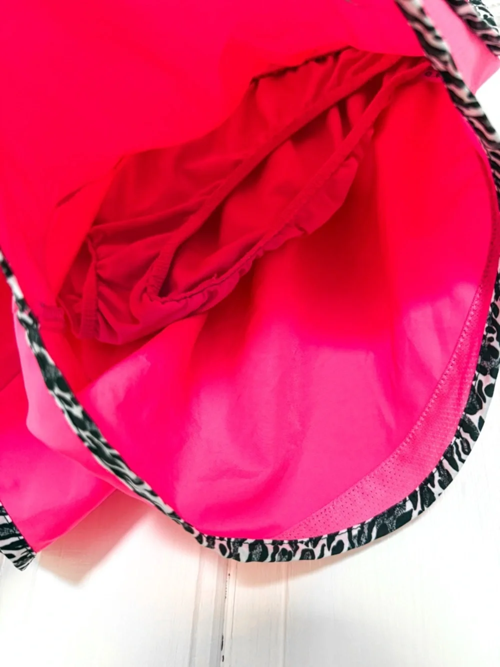 Nike Dri-Fit Tempo Running Shorts in Hot Pink Leopard